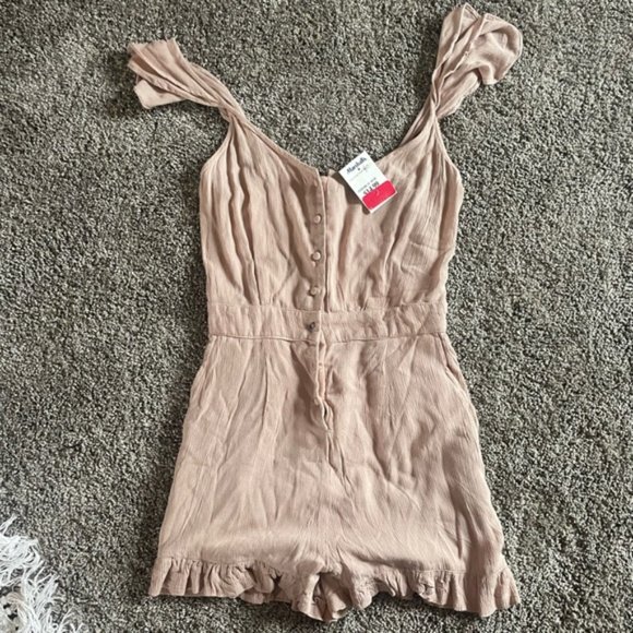 Tan Romper - Picture 1 of 1